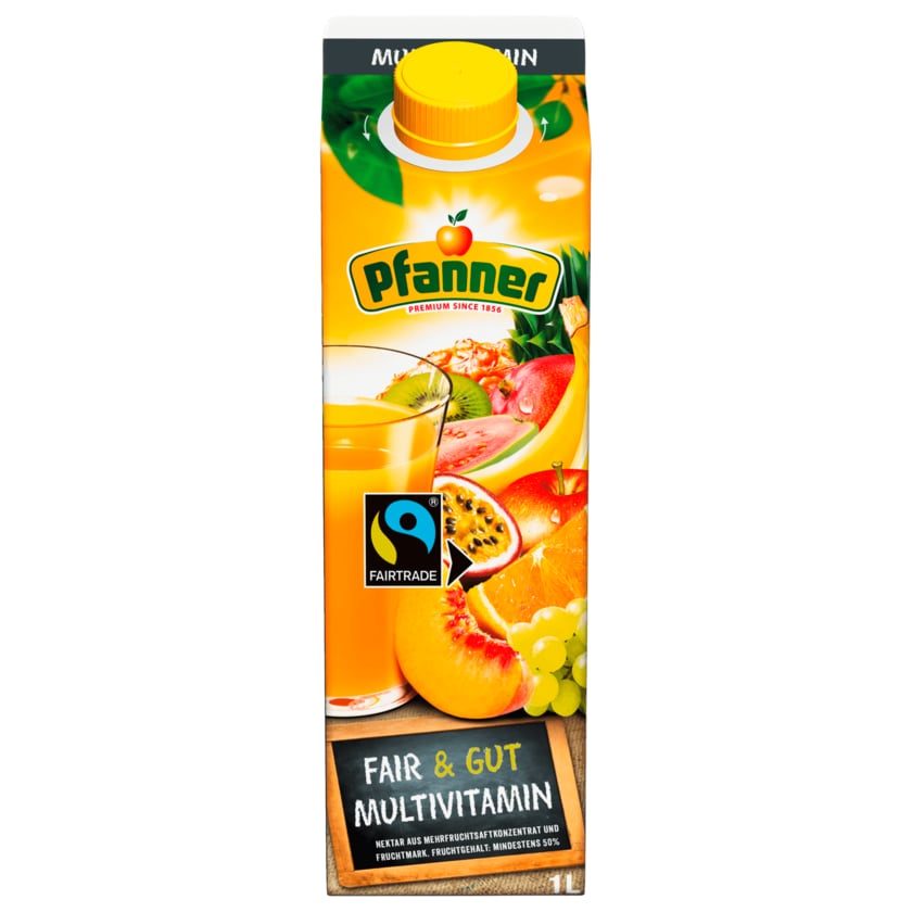 Pfanner Fairtrade Multivitamin 1l
